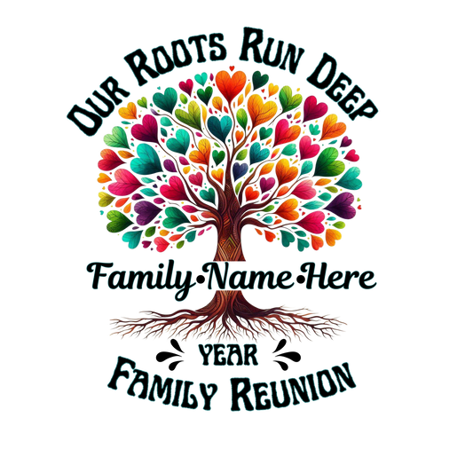 Tree of Life Heart Family Reunion T-shirt