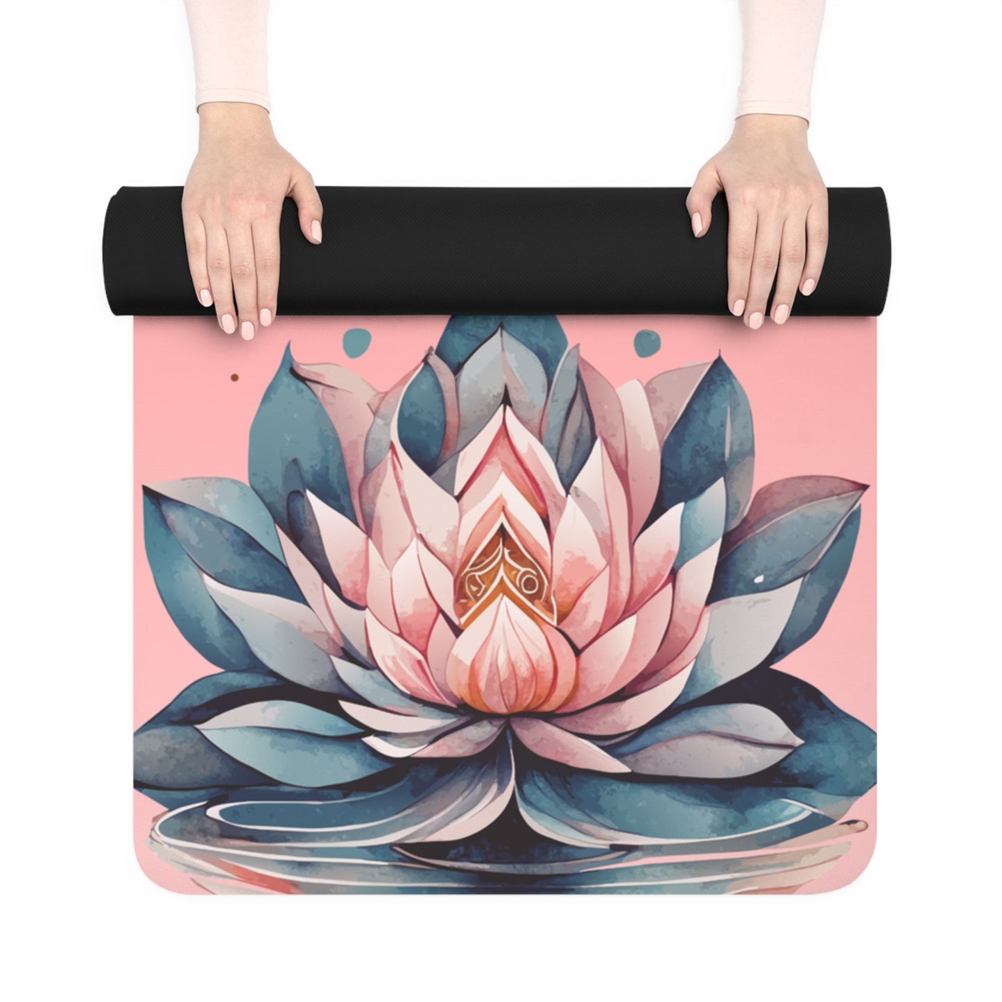 Serene Lotus Yoga Mat