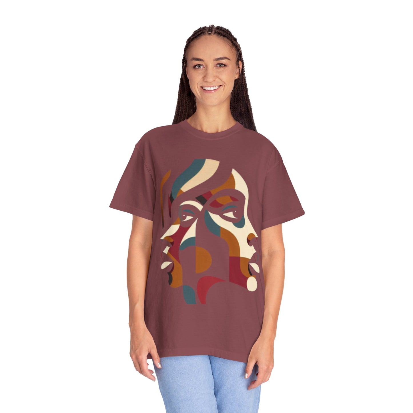 Artistic Face T-Shirt | Unique Graphic Tee for Art Lovers, Perfect Gift for Birthdays, Casual Wear, Fashion Statement, Unisex Apparel