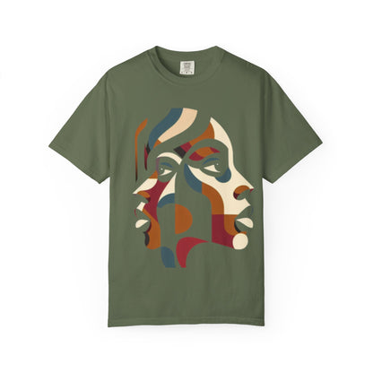 Artistic Face T-Shirt | Unique Graphic Tee for Art Lovers, Perfect Gift for Birthdays, Casual Wear, Fashion Statement, Unisex Apparel