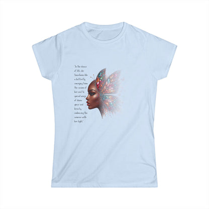Inspirational Poem Women's Butterfly Tee