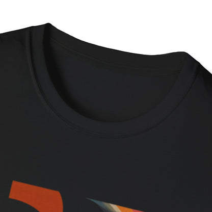 Stylish Unisex Abstract Face Design, Artistic Tee, Trendy Graphic Shirt, Casual Wear, Unique Gift Idea