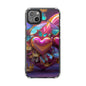 Phone Case, Hearts and Butterfly Design, Magnetic Clear Impact Cases