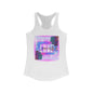 Love Floral Women's Racerback Tank, Summer Top, Cute Workout Shirt, Gift for Her, Inspirational Tee, Casual Wear