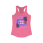 Love Floral Women's Racerback Tank, Summer Top, Cute Workout Shirt, Gift for Her, Inspirational Tee, Casual Wear