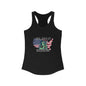 Statue of Liberty Racerback Tank - Girl Hold My Earrings, Patriotic Top, Summer Shirt, Gift for Her, 4th of July Apparel