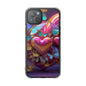 Phone Case, Hearts and Butterfly Design, Magnetic Clear Impact Cases