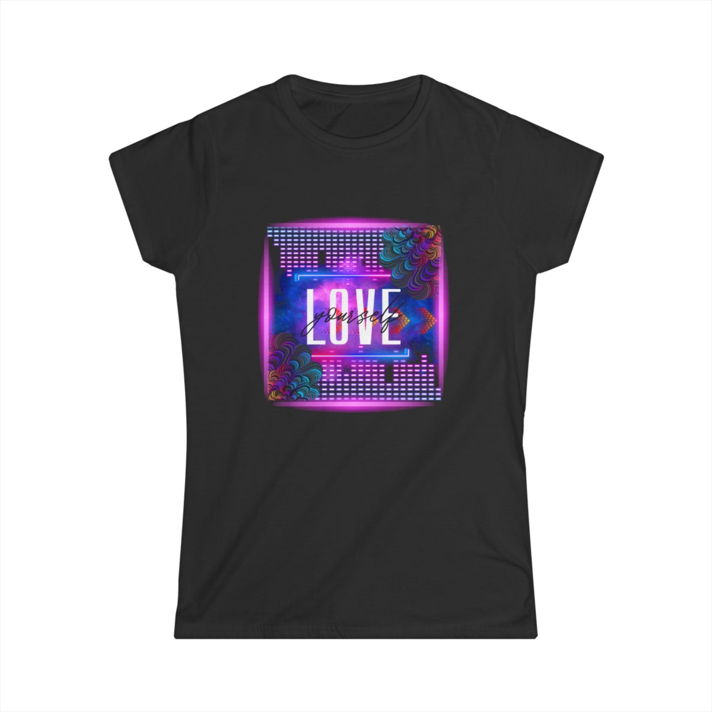 Women's Love Floral Softstyle Tee | Casual Top, Gift for Her, Trendy Spring Wear, Cute Graphic Tee, Birthday Gift, Love Shirt
