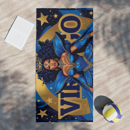 Astrology Beach Towel, Virgo Zodiac Towel, Boho Beach Decor, Astrology Lovers Gift, Star Sign Towel, Summer Essentials