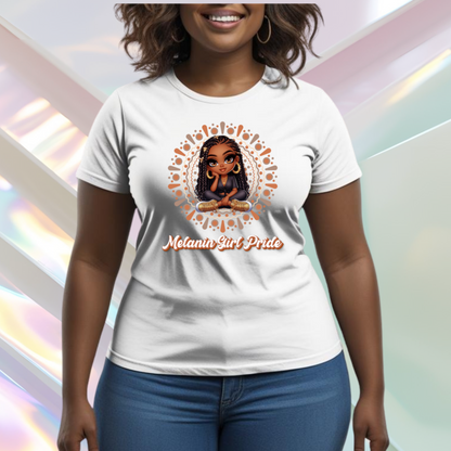 Mandala Women's Tee with Strong Woman Statement
