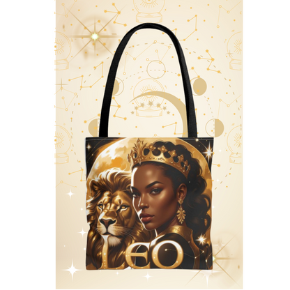 Leo Zodiac Luxe Tote Bag