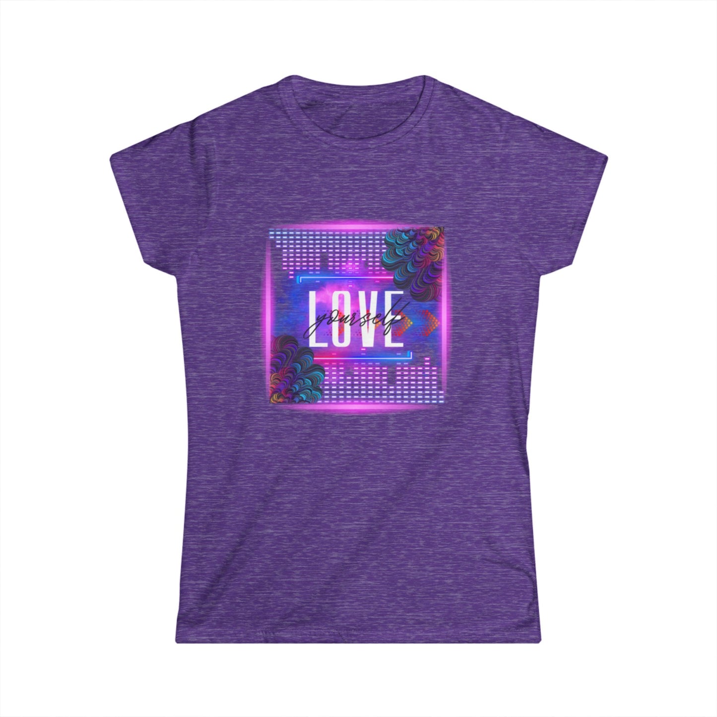 Women's Love Floral Softstyle Tee | Casual Top, Gift for Her, Trendy Spring Wear, Cute Graphic Tee, Birthday Gift, Love Shirt