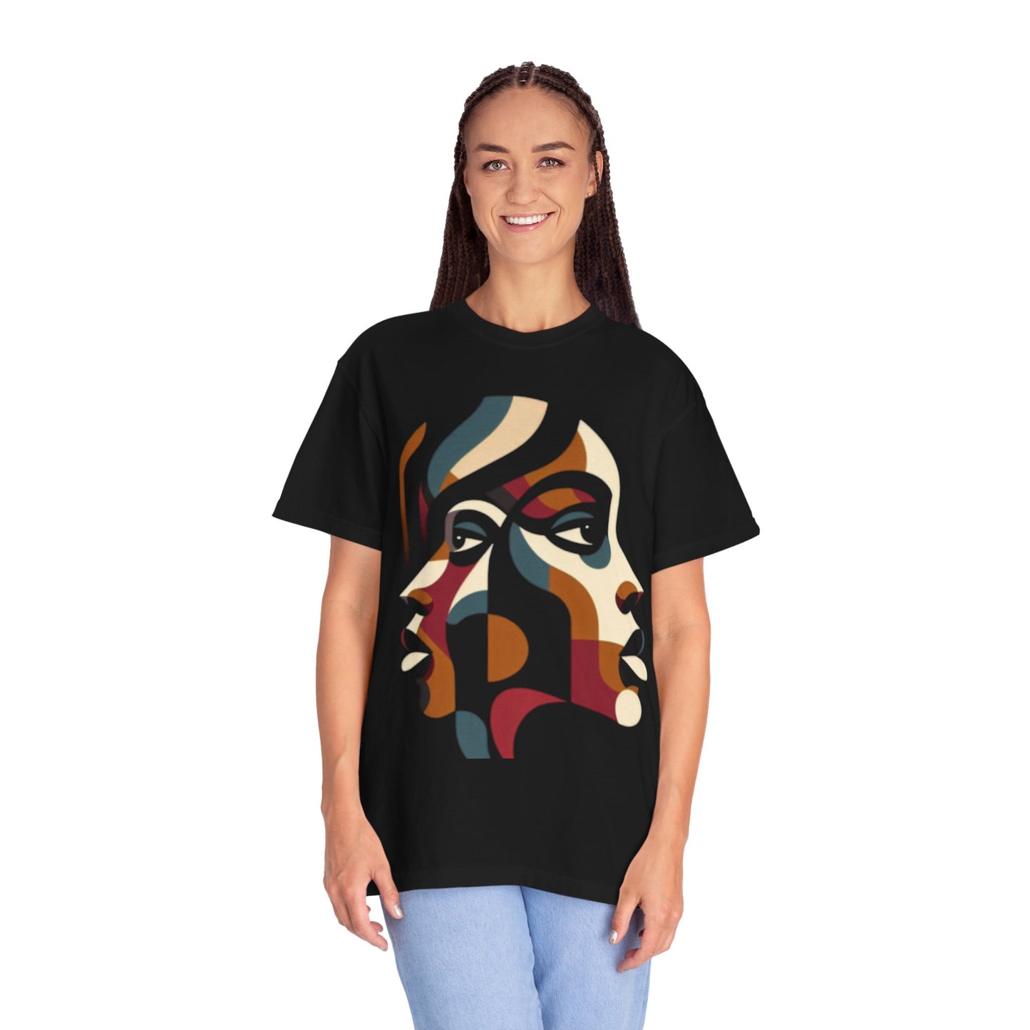 Artistic Face T-Shirt | Unique Graphic Tee for Art Lovers, Perfect Gift for Birthdays, Casual Wear, Fashion Statement, Unisex Apparel