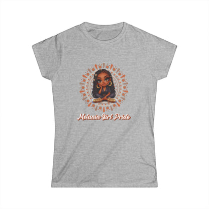 Mandala Women's Tee with Strong Woman Statement