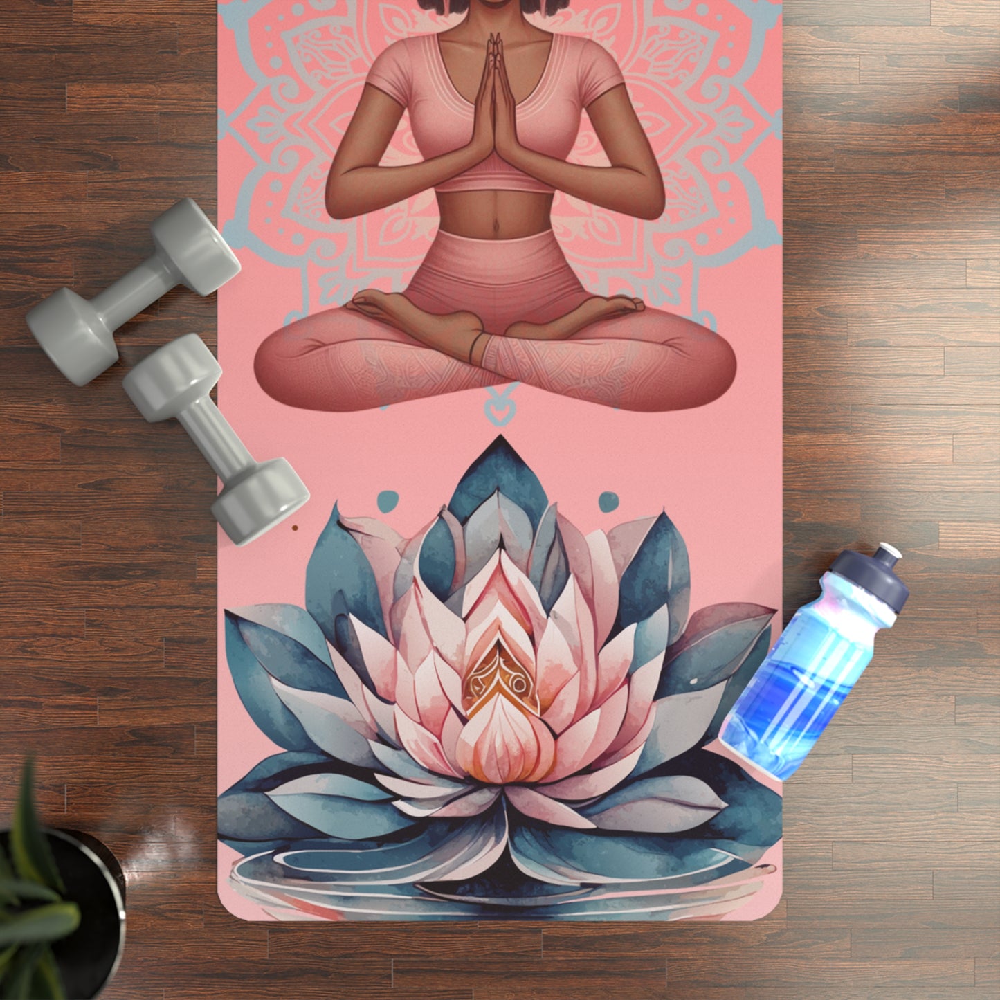 Serene Lotus Yoga Mat