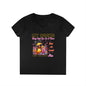 Cute Duck-Themed Ladies' V-Neck T-Shirt,