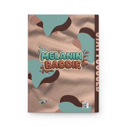 Melanin Baddie Hardcover Journal — Composition Book Notebook for Black Girl Magic, Self-Love & Daily Notes