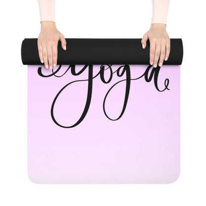 Chakra Design Rubber Yoga Mat