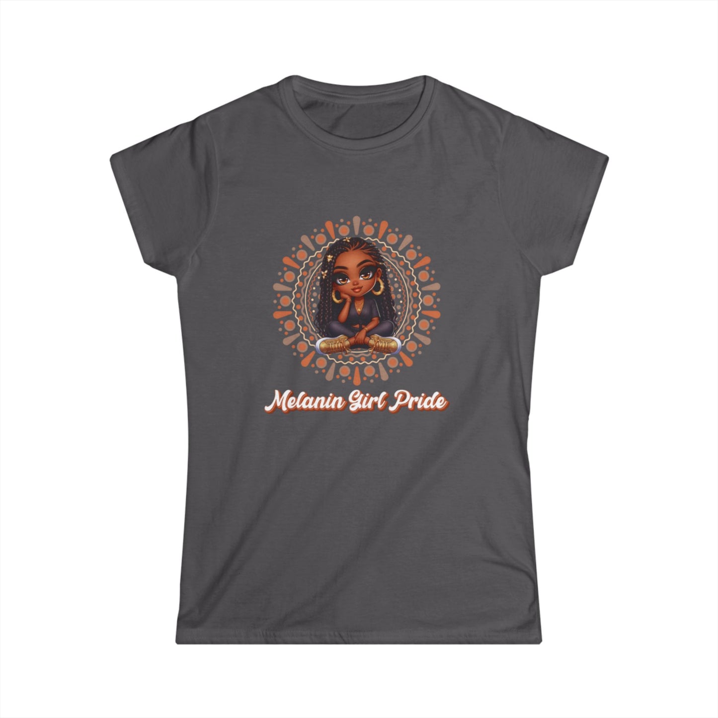 Mandala Women's Tee with Strong Woman Statement