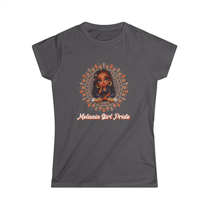 Mandala Women's Tee with Strong Woman Statement