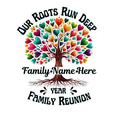 Tree of Life Heart Family Reunion T-shirt