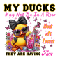 Fun My Ducks in a Row T-shirts-Digital File